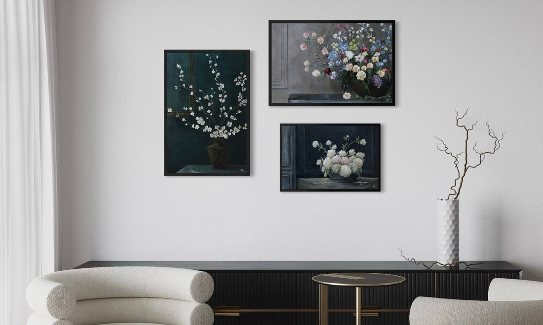 The Inspiration Behind My Moody Florals - Elizabeth Ortiz Art