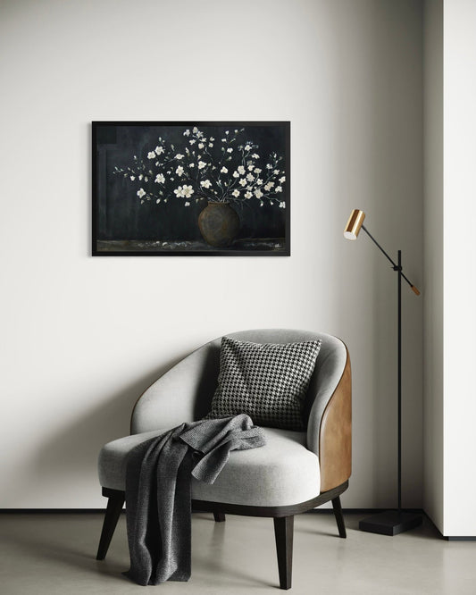 Blossoms in Bronze - Canvas print - Elizabeth Ortiz Art