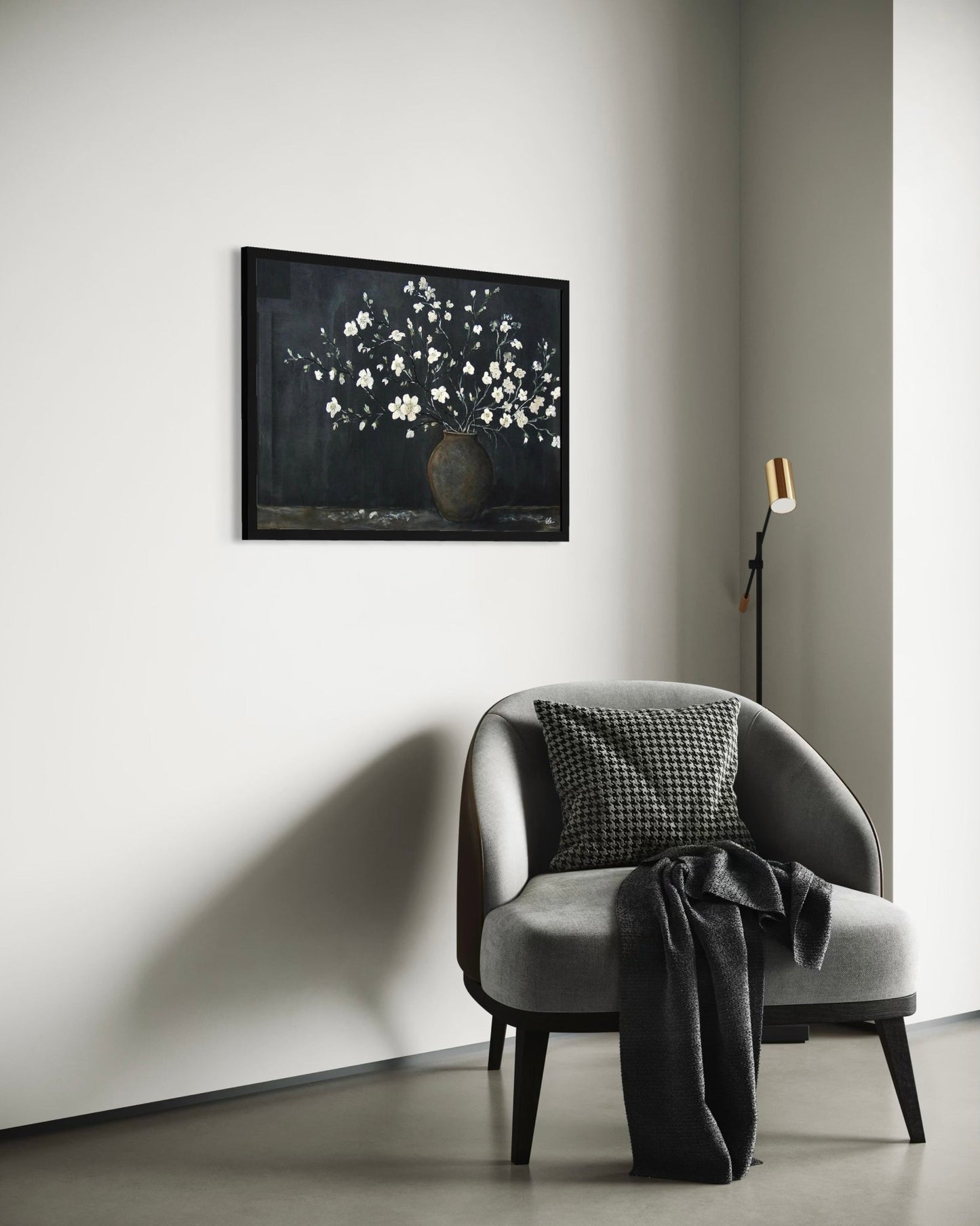 Blossoms in Bronze - Canvas print - Elizabeth Ortiz Art
