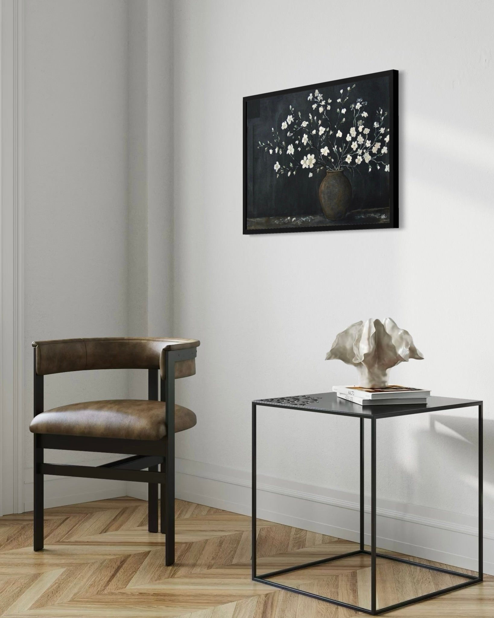 Blossoms in Bronze - Canvas print - Elizabeth Ortiz Art