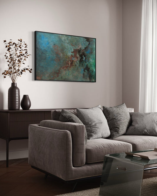 Calm Clarity - Canvas print - Elizabeth Ortiz Art