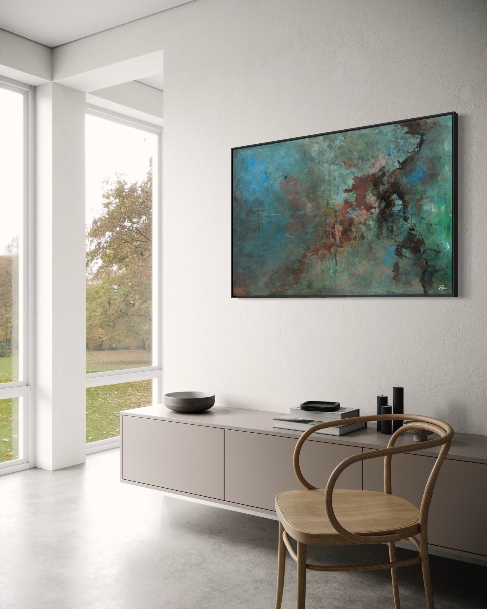 Calm Clarity - Canvas print - Elizabeth Ortiz Art