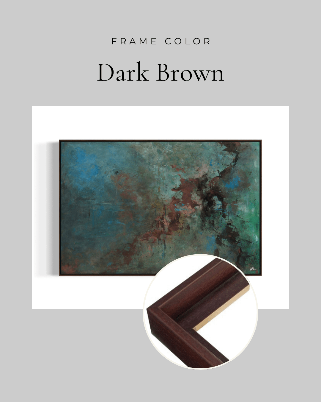 Calm Clarity - Canvas print - Elizabeth Ortiz Art