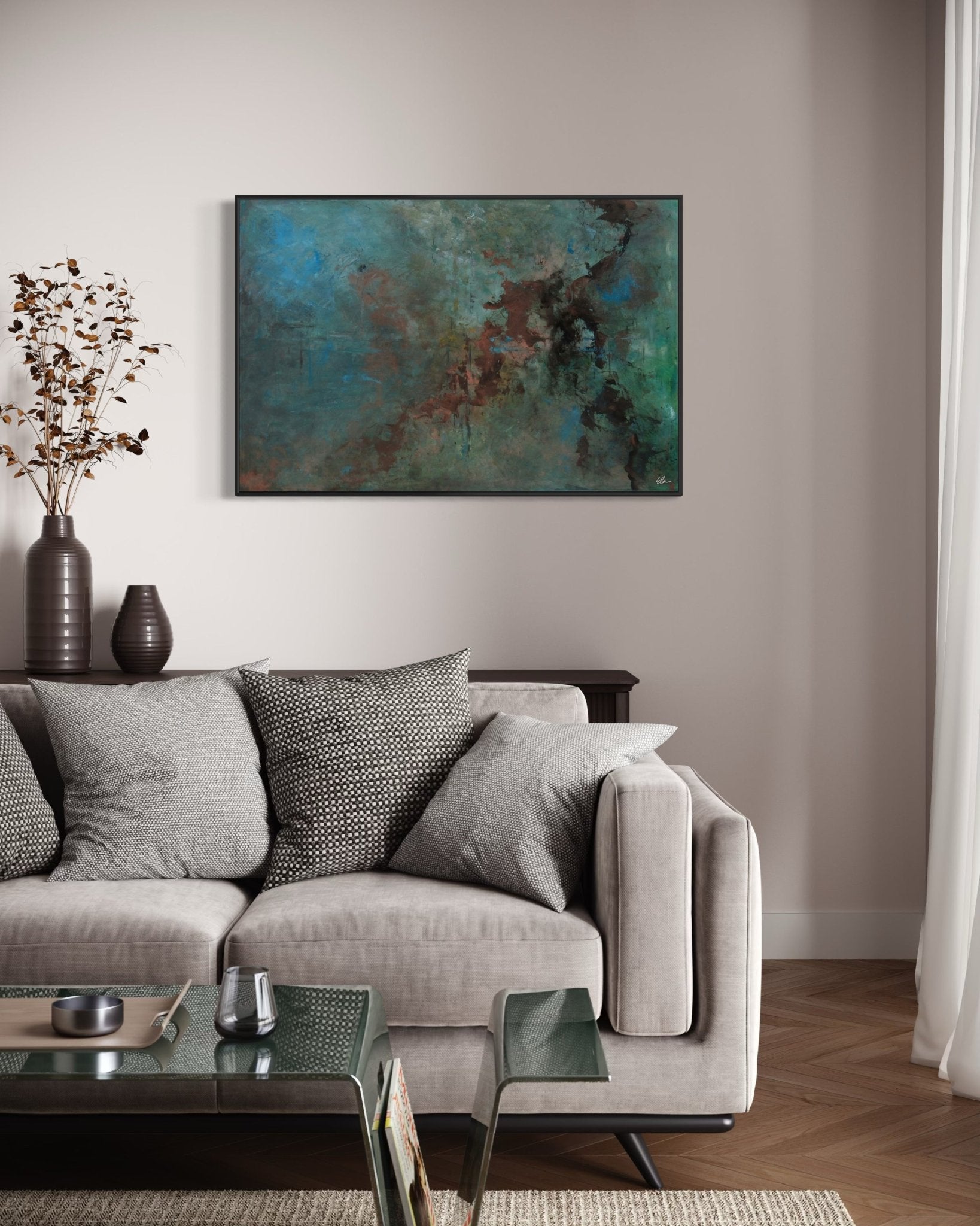 Calm Clarity - Canvas print - Elizabeth Ortiz Art