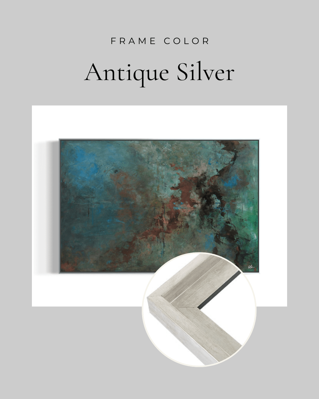 Calm Clarity - Canvas print - Elizabeth Ortiz Art