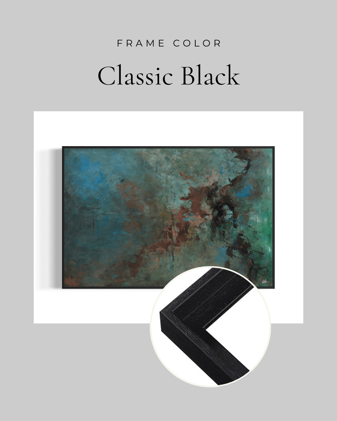 Calm Clarity - Canvas print - Elizabeth Ortiz Art