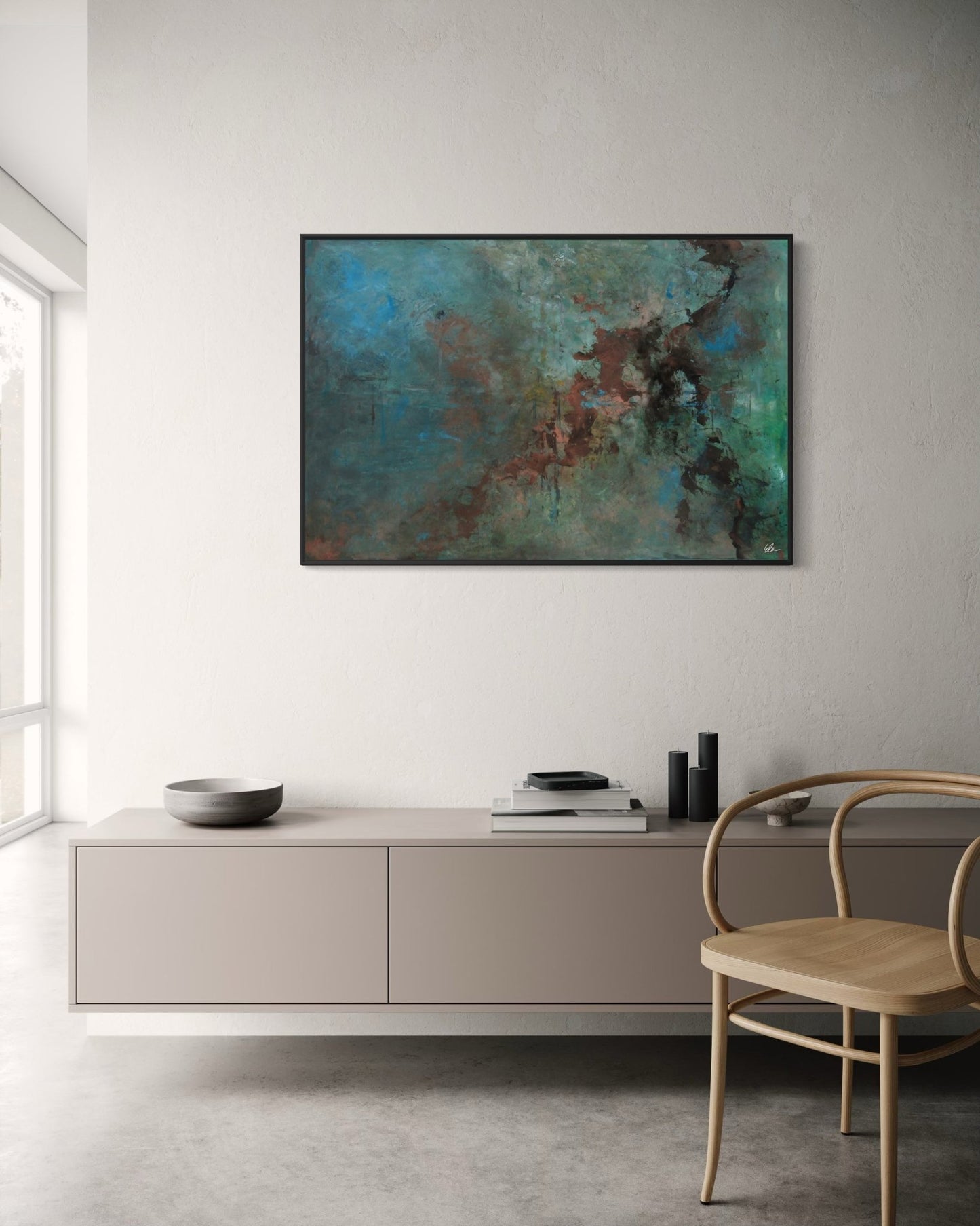 Calm Clarity - Canvas print - Elizabeth Ortiz Art