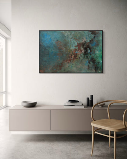 Calm Clarity - Canvas print - Elizabeth Ortiz Art