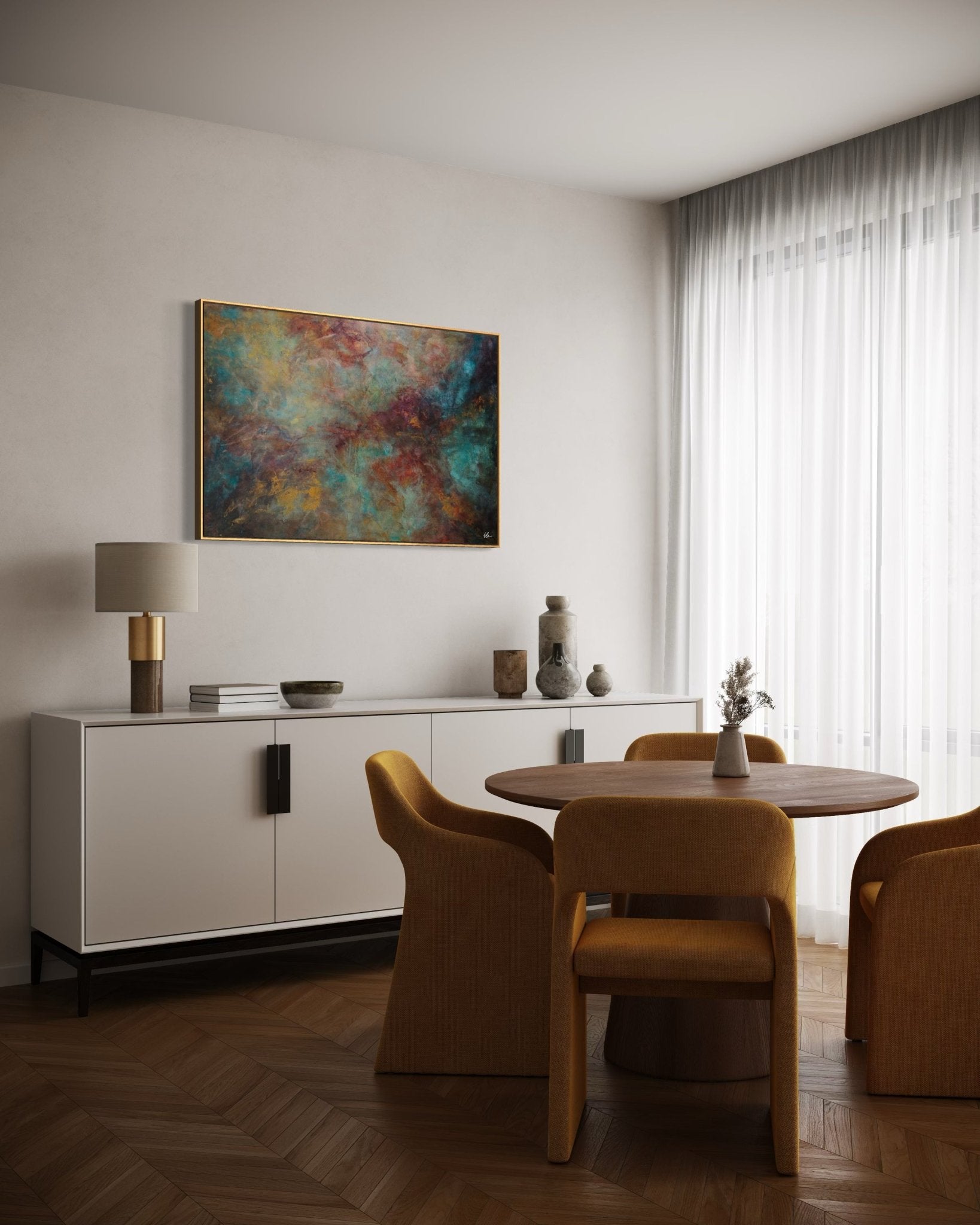 Current of Thoughts - Canvas print - Elizabeth Ortiz Art