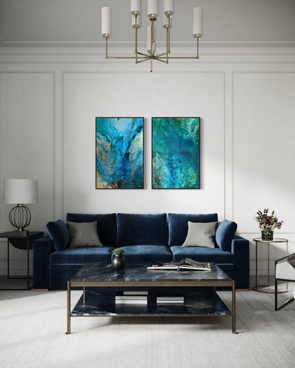 Depths Unseen - Canvas print - Elizabeth Ortiz Art