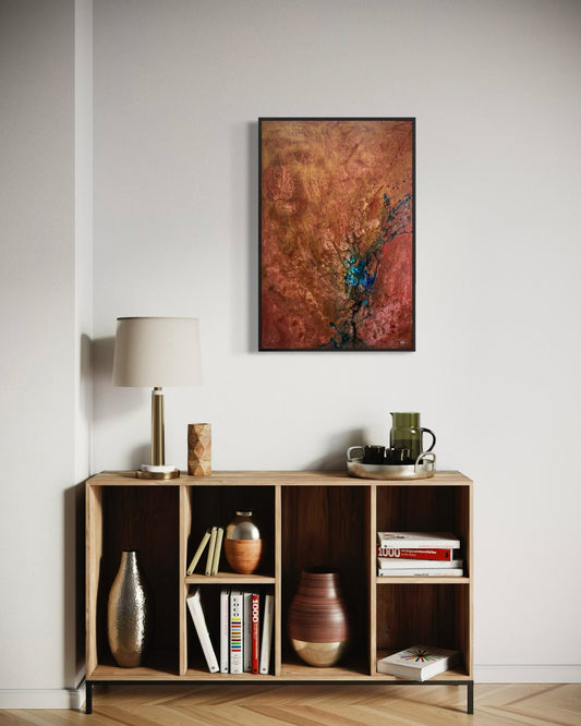 Liquid Horizons - Canvas print - Elizabeth Ortiz Art