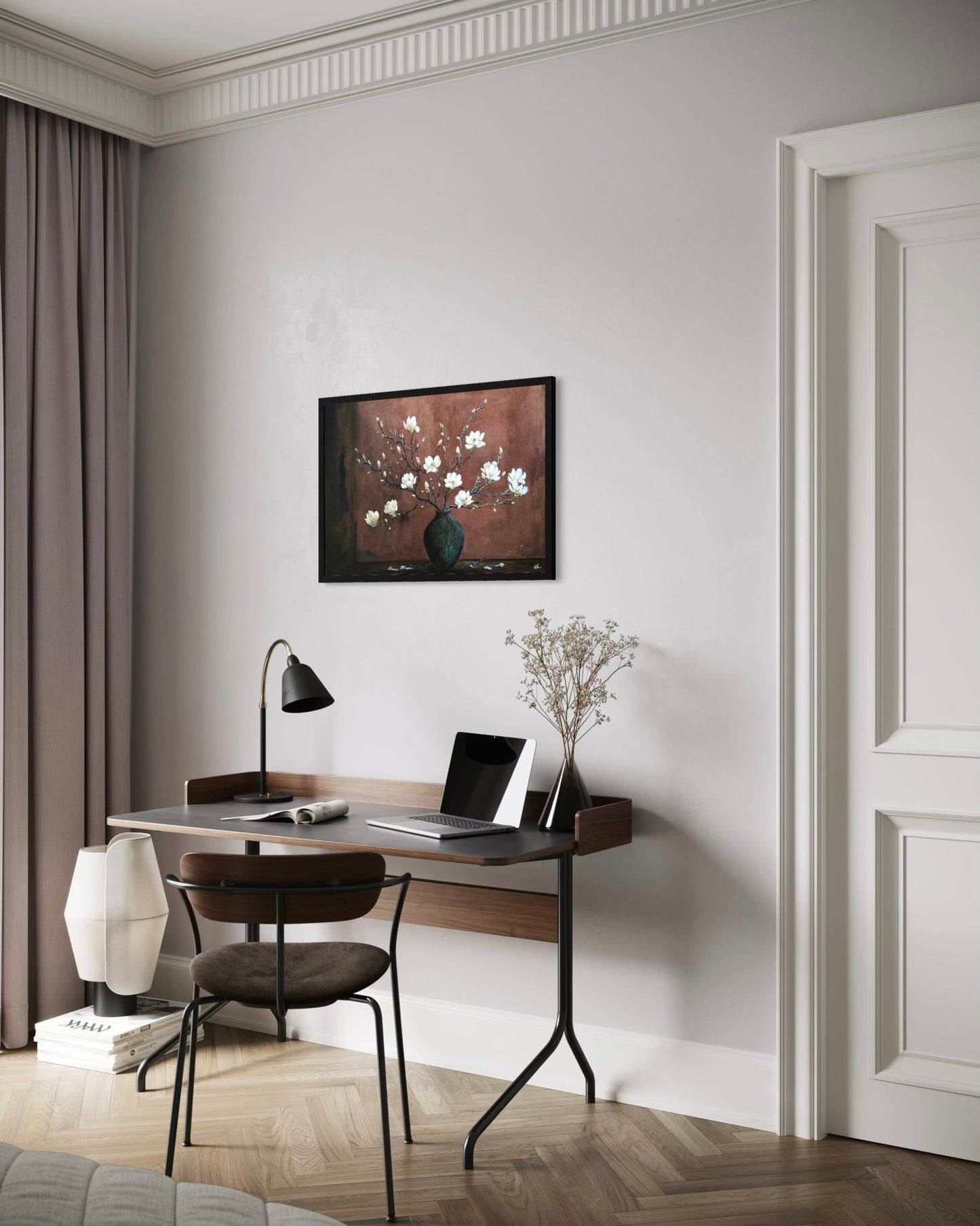 Midday Magnolias - Canvas print - Elizabeth Ortiz Art