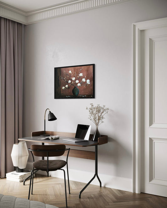 Midday Magnolias - Canvas print - Elizabeth Ortiz Art