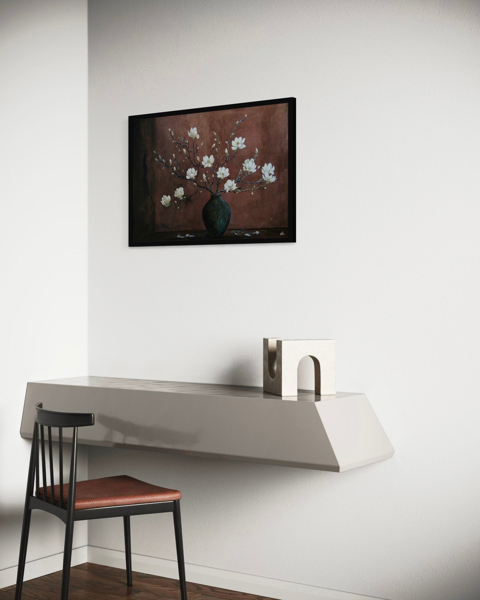 Midday Magnolias - Canvas print - Elizabeth Ortiz Art