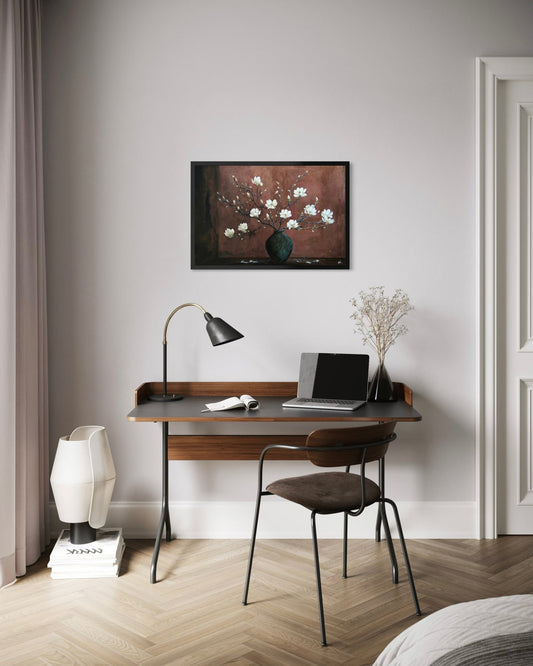 Midday Magnolias - Canvas print - Elizabeth Ortiz Art