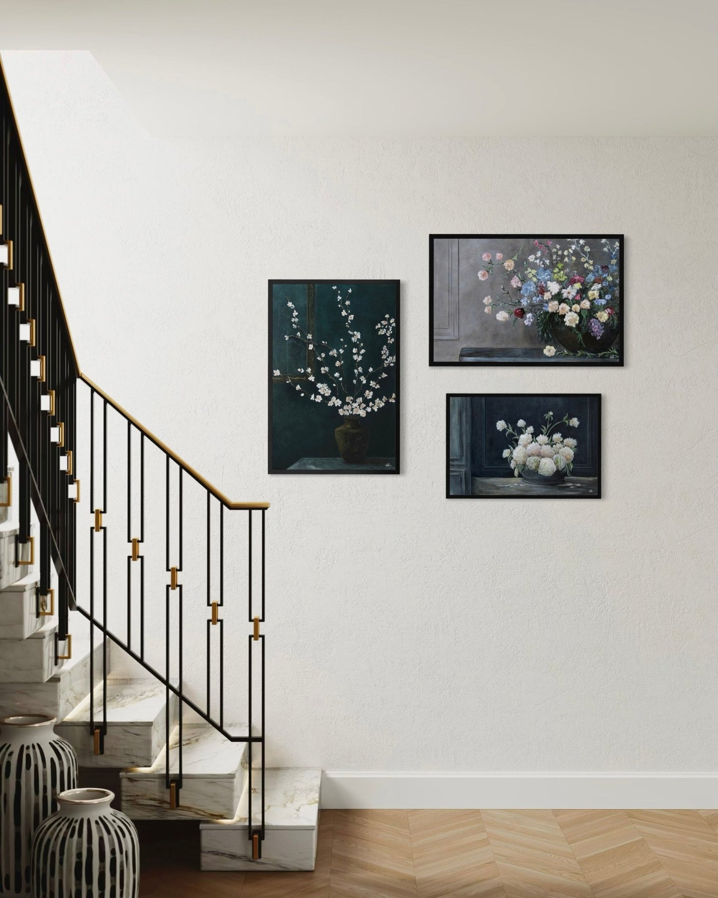 Opulence in Bloom - Canvas print - Elizabeth Ortiz Art