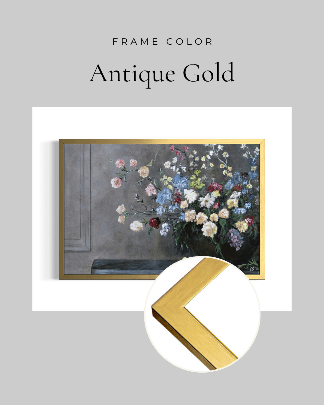 Opulence in Bloom - Canvas print - Elizabeth Ortiz Art