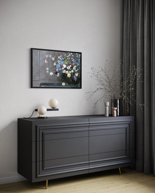 Opulence in Bloom - Canvas print - Elizabeth Ortiz Art