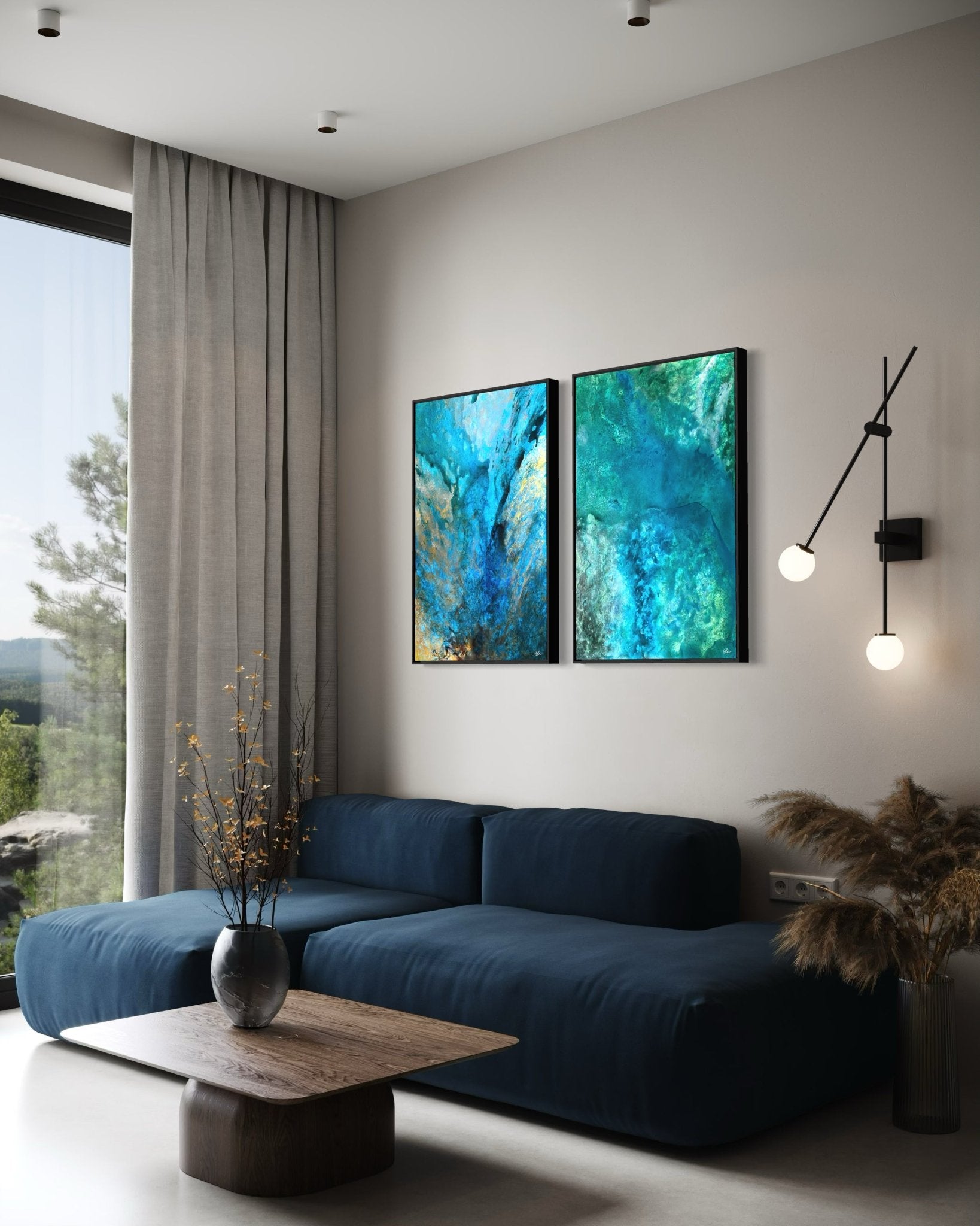 Silent Storm - Canvas print - Elizabeth Ortiz Art