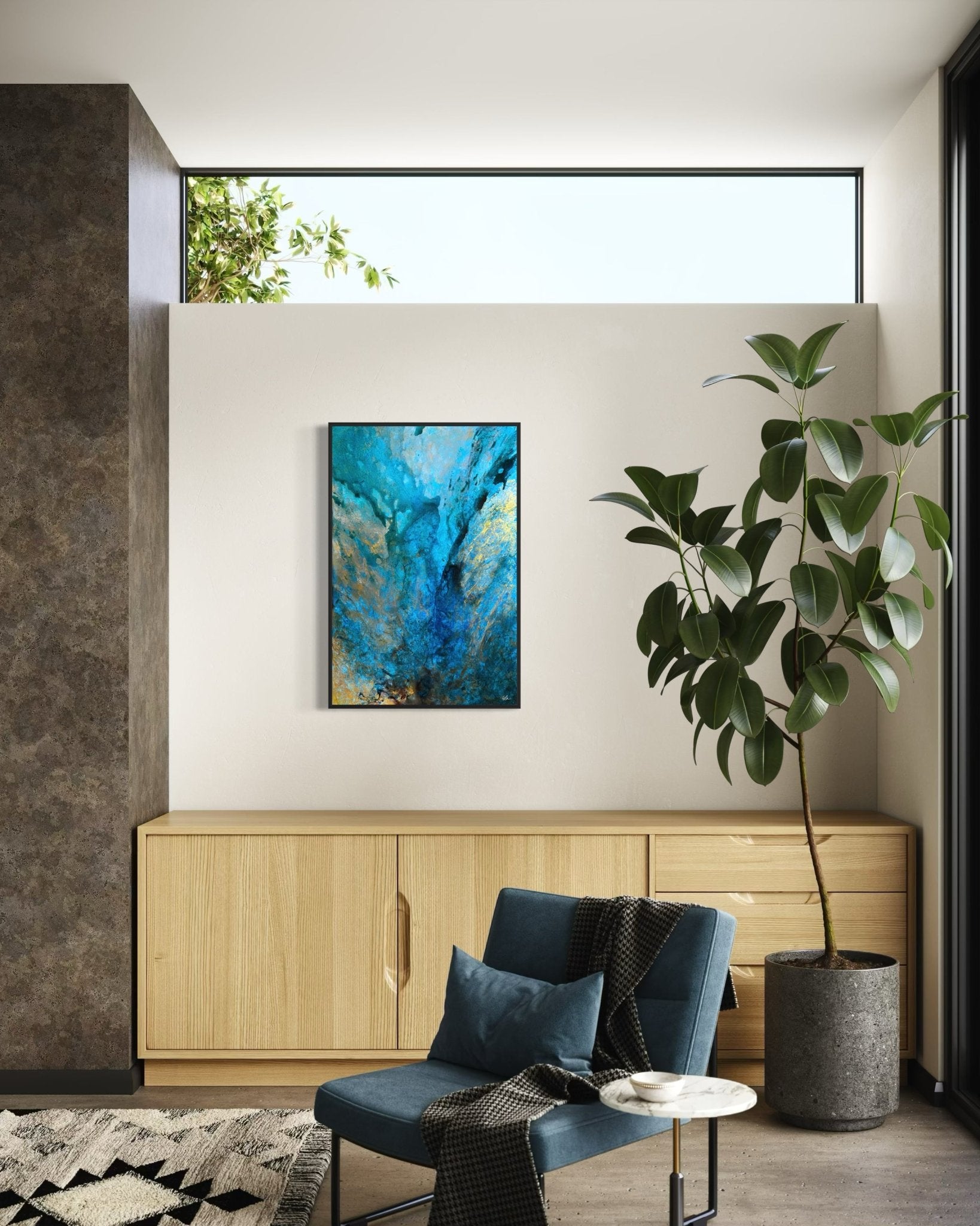 Silent Storm - Canvas print - Elizabeth Ortiz Art