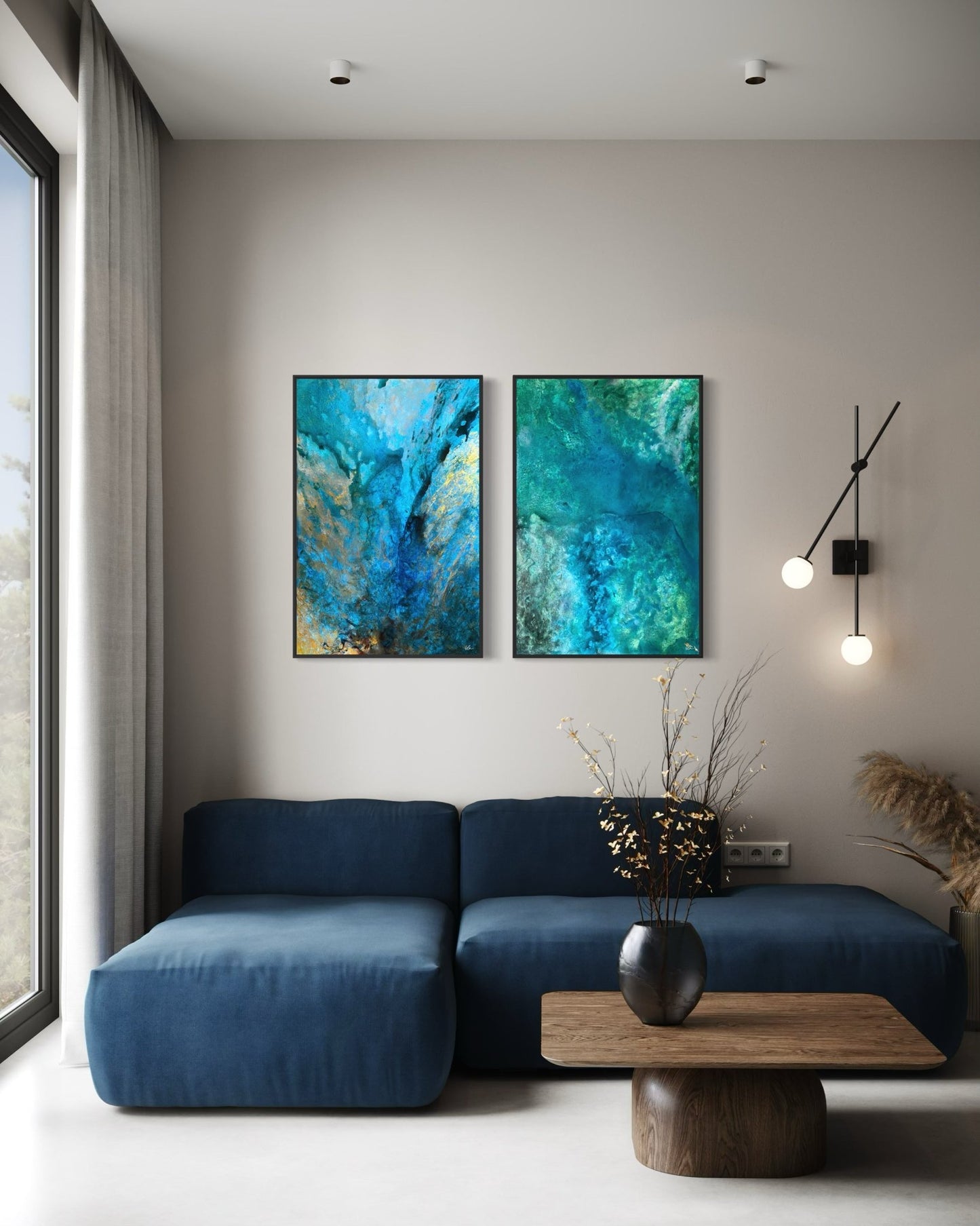 Silent Storm - Canvas print - Elizabeth Ortiz Art