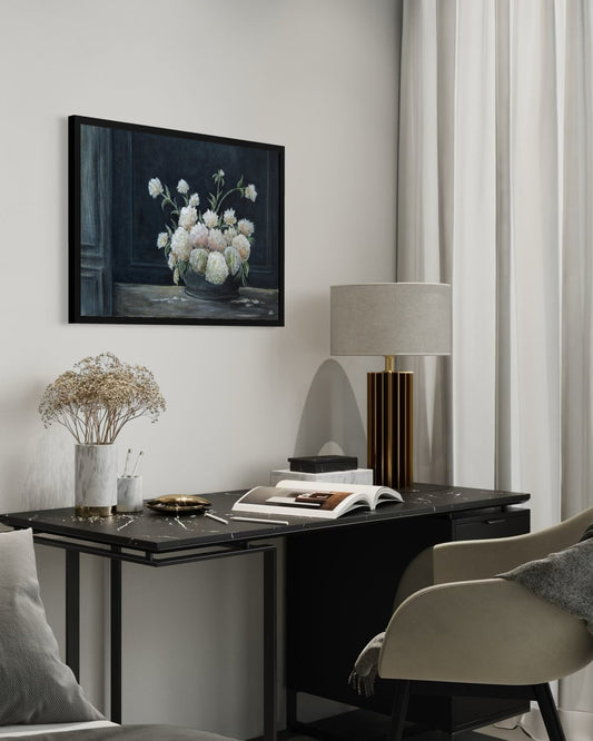 Whispers of Peonies - Canvas print - Elizabeth Ortiz Art